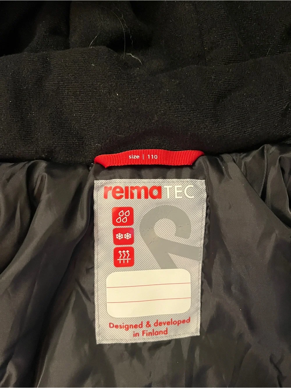 Reima Blue and Black Ski Jacket